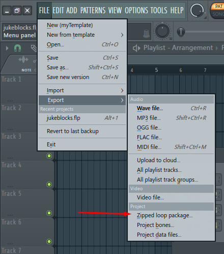 fl studio project files zip free